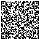 QR code with P F Service contacts
