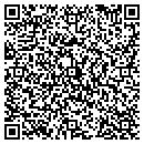 QR code with K & W Fence contacts