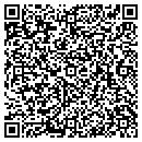 QR code with N V Nails contacts