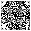 QR code with P & M Excavating contacts