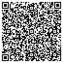 QR code with P & R Farms contacts