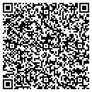 QR code with E & B Paving contacts