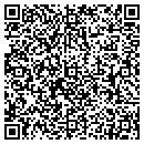 QR code with P T Service contacts