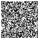 QR code with P & R Express contacts