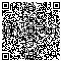 QR code with B & A Rail contacts
