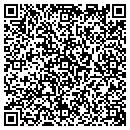 QR code with E & T Upholstery contacts