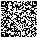 QR code with B B & T contacts