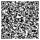 QR code with H C Denham OD contacts