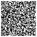 QR code with R & J Backhoe Service contacts