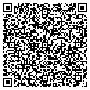 QR code with B & L Self Storage contacts