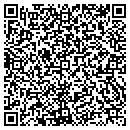 QR code with B & M Service Station contacts