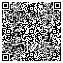QR code with H S A U W C contacts