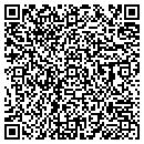 QR code with T V Printing contacts
