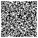 QR code with H & L Towing contacts
