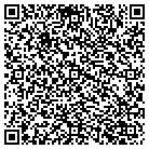 QR code with AA All Emergency Plumbing contacts
