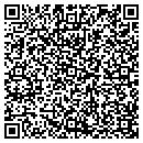 QR code with B & E Hayloading contacts
