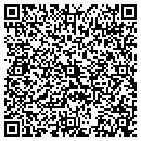 QR code with H & E Rentals contacts