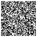 QR code with P & E Service contacts
