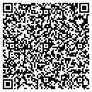 QR code with P J's Woodworking contacts