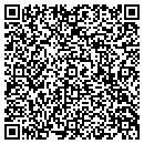 QR code with R Fortier contacts