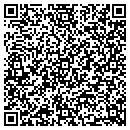 QR code with E F Consultants contacts