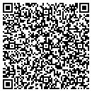 QR code with K & B Livery contacts