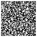 QR code with P R Weiss Designs contacts