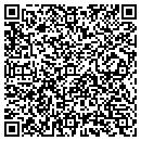 QR code with P & M Plumbing Co contacts