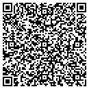 QR code with B & Fortin Contractors contacts