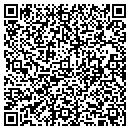 QR code with H & R Auto contacts