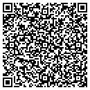 QR code with E & B Accounting contacts