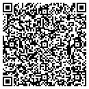QR code with H & E Farms contacts
