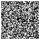 QR code with E James Thompson contacts