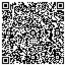 QR code with B's Plumbing contacts