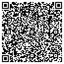 QR code with P & J Ganginis contacts