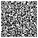 QR code with K R Glasco contacts