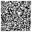 QR code with D H E Inc contacts