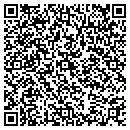 QR code with P R La Padula contacts