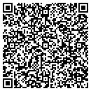 QR code with P T's Gym contacts