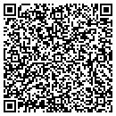 QR code with P E Rollins contacts