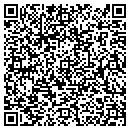 QR code with P&D Service contacts