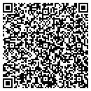 QR code with P & A Excavating contacts