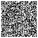QR code with H E Wills contacts