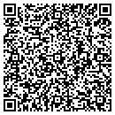 QR code with P & B Tile contacts