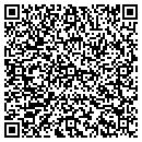 QR code with P T Sand & Gravel Inc contacts