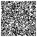 QR code with H & R Tire contacts