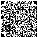QR code with H E Carl PC contacts