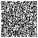 QR code with K & M Sawing contacts