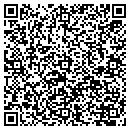 QR code with D E Sher contacts