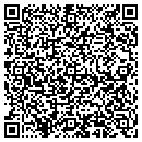 QR code with P R Media Service contacts